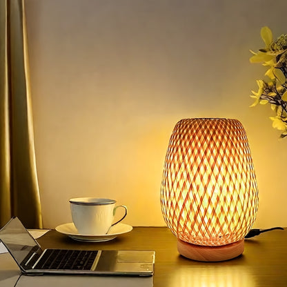 Bamboo Woven - Bedside Lamp