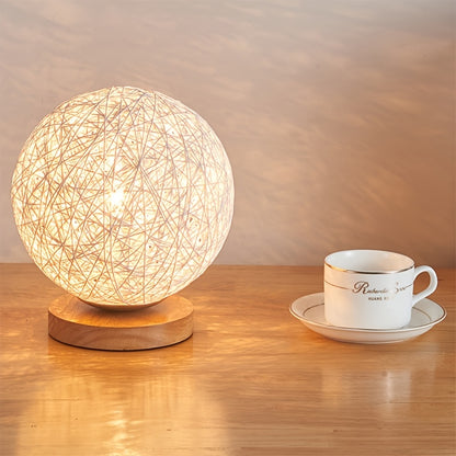 Rattan Table Lamp