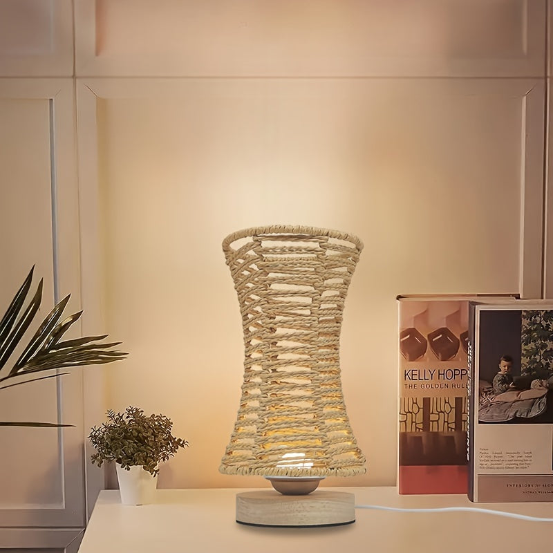 Handcrafted Rattan - Zen Table Lamp