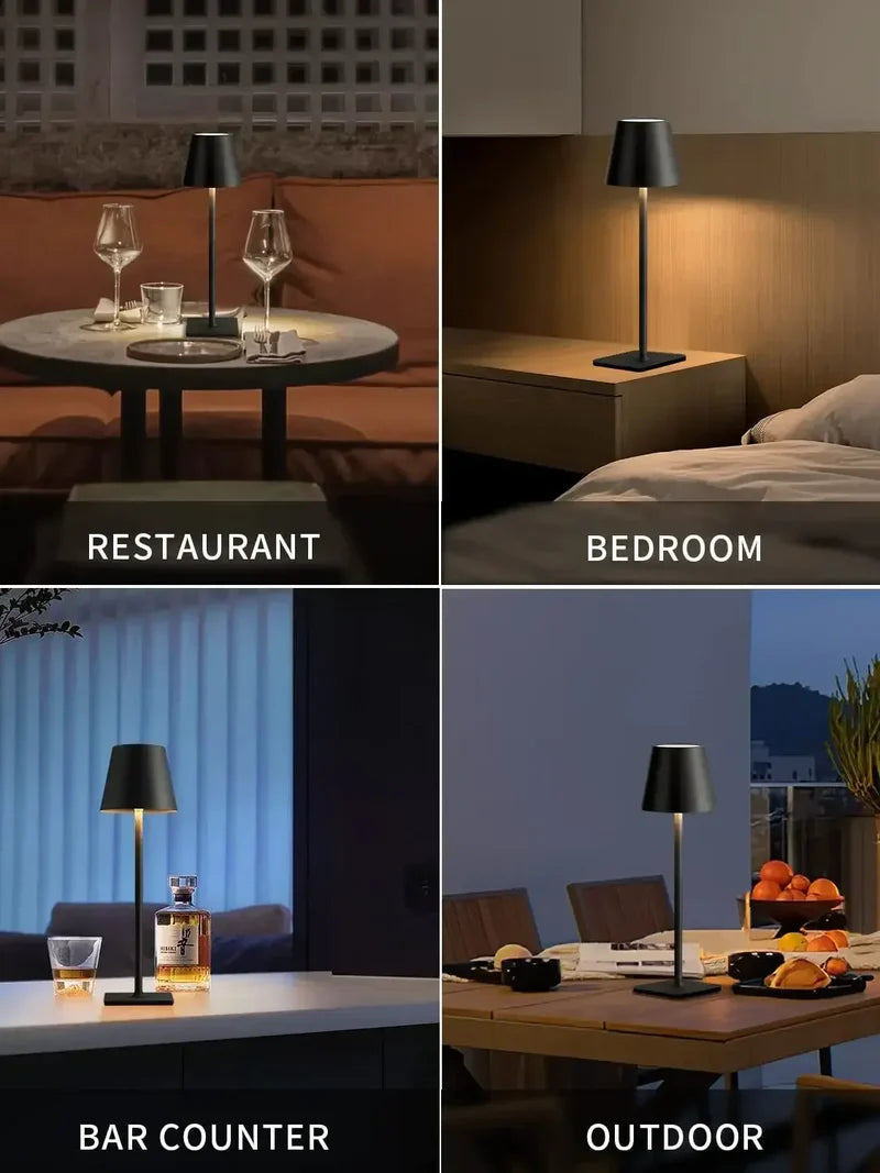 Modern Table Lamp - Dimmable Cordless