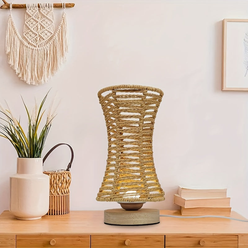 Handcrafted Rattan - Zen Table Lamp