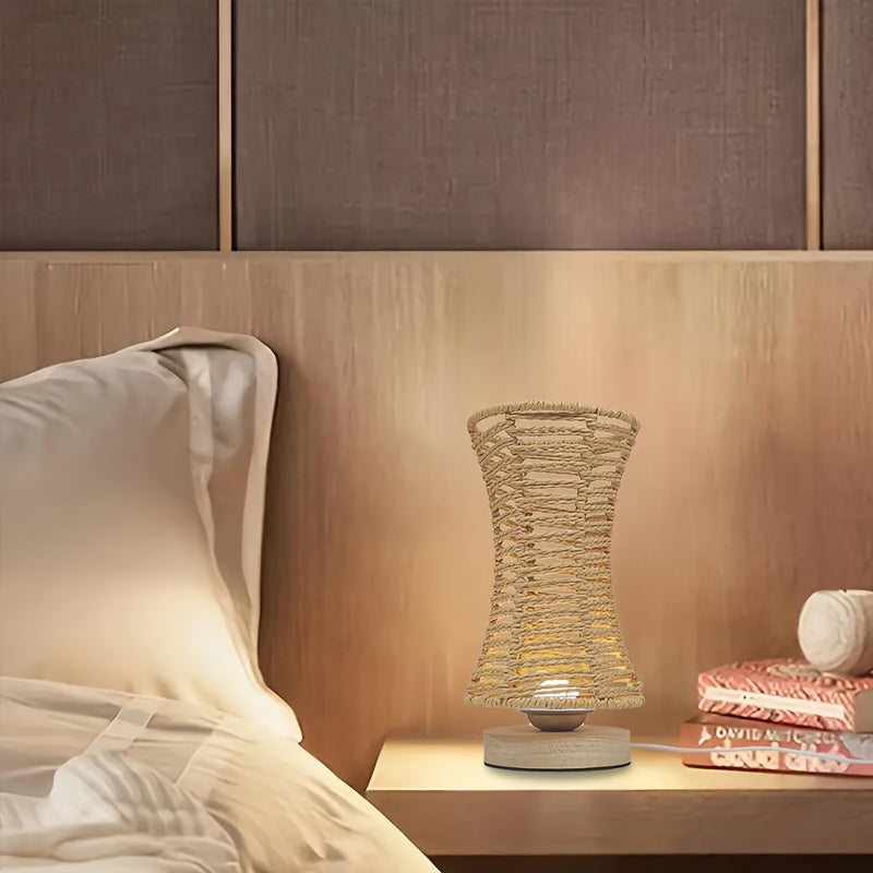 Handcrafted Rattan - Zen Table Lamp