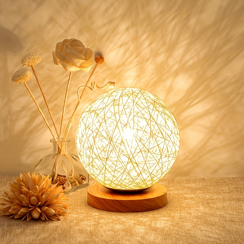 Rattan Table Lamp